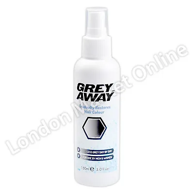 Grey Away Spray For Men Women Gradually Restore Hair Colour 150ml  • £15.95