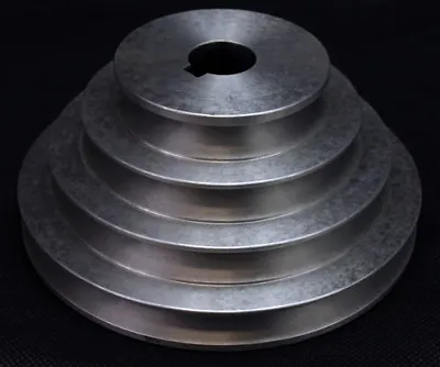 Aluminium Pulley 4 Step V Pulley Stepped A Groove 2.5 /3.5 /4.5 /5.5  VEE PULLEY • $87.04