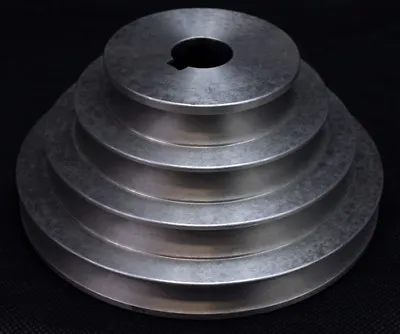 Aluminium Pulley 4 Step V Pulley Stepped A Groove 3 /4 /5 /6  VEE PULLEY • $109.68