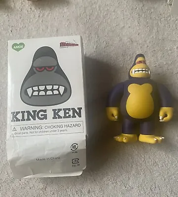 King Ken Purple By James Jarvis AMOS Toys Strangeco 3.5  Vinyl Mini Figure. • £29.99