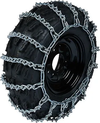 $279.99 • Buy 22X10X9 Tire Chains ATV UTV Quad 5.5mm V-Bar 2-Link Spacing Snow Ice Traction