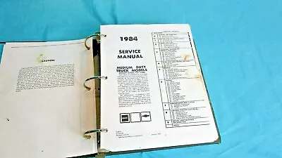  Gmc 1984 Medium Duty Trucks Service Manual X 8433  • $25