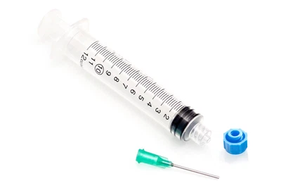 $7.49 • Buy 5 Pack - 10ml Sterile Syringe With 23Ga X 1  Blunt Tip Needle And Blue Cap