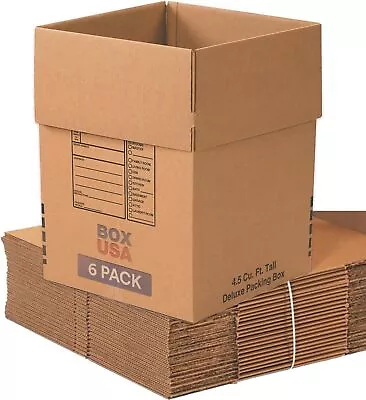 Moving Boxes Large Heavy Duty 18x18x24 Corrugated Cardboard Box For Shipping • $40.99