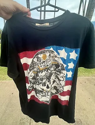 Rare Ed Hardy Skull Concert T-Shirt M  • $12