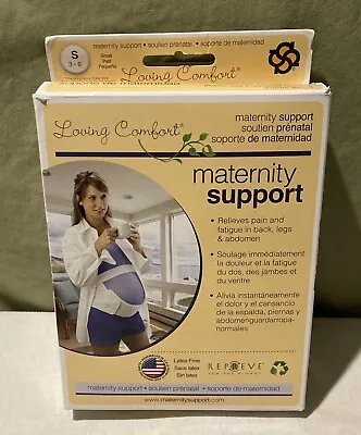 Loving Comfort Maternity Support Belt White Size Small With Tags And Original • $8.29