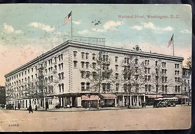 Vintage Postcard NATIONAL HOTEL DC Washington 2 Cent Stamp Jordan Penfield NY • $7.99