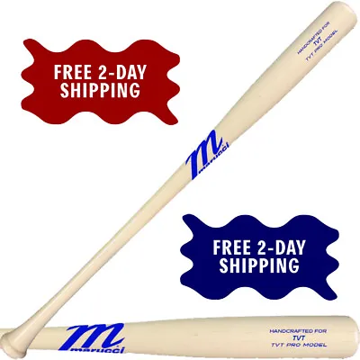 Marucci Custom TVT Limited Edition Maple Wood Baseball Bat NAT/NAT/ROY • $139.95