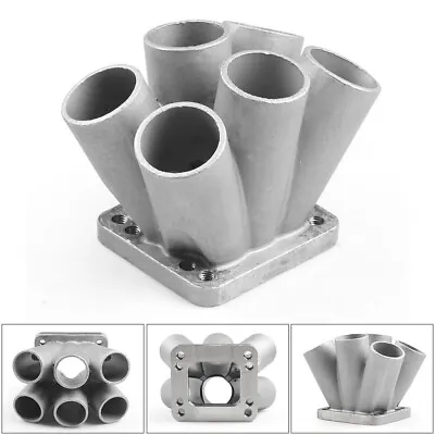 Cast Stainless Steel 6-1 Turbo Merge Collector Fit For T3 T4 Flange • $103.94