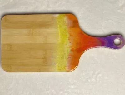 Handmade Sunset Cutting/charcuterie Board • $23