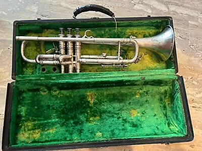 Vintage  Silver Selmer  Paris Grand Prix  Trumpet  Made In Paris France • $399.99
