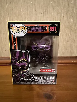 Funko Pop! Marvel Black Panther Blacklight Target Exclusive • £14.99