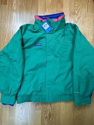 Mens XL - Columbia Mens Blue Bugaboo 1986 Interchange Waterproof Full Zip Coat • $80