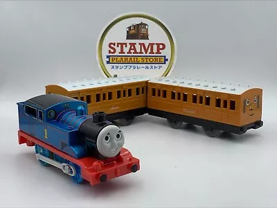RARE! Tomy Trackmaster Plarail 60th Anniversary Metallic Steam Along Thomas • $110