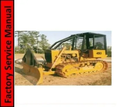 $7.30 • Buy Tractor Operator & Shop Manual Fits CASE 450 Crawler Dozer Bulldozer