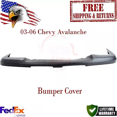 New Bumper Cover For 03-06 Chevy Avalanche 1500 2500 Silverado1500 02-06 Front • $79.19