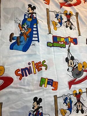 Walt Disney Mickey Mouse & Friends Club House  Twin Sheet • $19.99