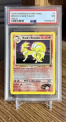 $0.99 • Buy Pokemon Gym Challenge Brock's Ninetales 3/132 PSA 7 NM
