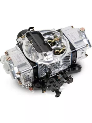 Holley Ultra Double Pumper Carburettor CFM 750 4-Barrel Black/Silver (0-76750BK) • $1867.61