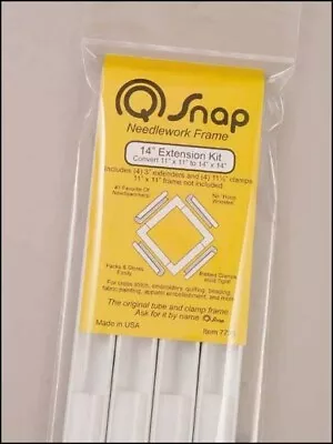 Q-Snap Frame Extension Kit Quilting Embroidery Cross Stitch 14  • $14.99