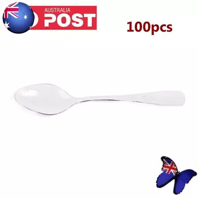 100pcs Ice Cream Scoop Disposable Puddings Jellies Dessert Spoons For Party • $9.97