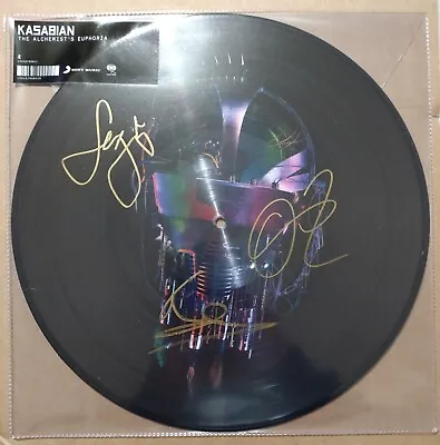 Limited Edition Hand Signed Kasabian The Alchemist's Euphoria Picture Disc Vinyl • £52.50