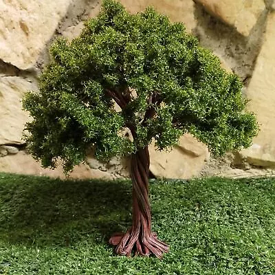 Green Model Tree Toys Miniature Model For Landscape DIY Crafts Height 15 Cm • £9.30