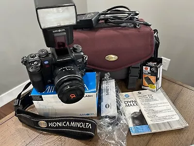KONICA-MINOLTA MAXXUM 7D 6MP Camera  18-55mm 3.5-5.6 AF Sony Lens • $275