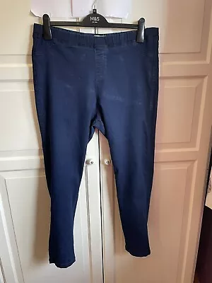 Marks  &Spencer Navy Jeggings  Size18 Indigo Collection  • £9