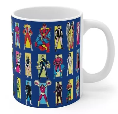 Legion Of Super-heroes Coffee Mug - Classic Retro George Perez Art - Mug 11oz • $13.99