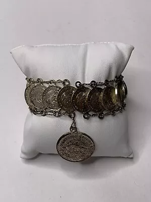 Vintage Mexican Coin Bracelet • $79.99