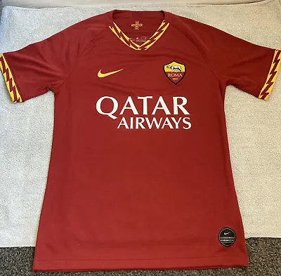 £24.99 • Buy Nike Men’s Football Dri-Fit Top Jersey Kit Roma 19/20  Team Italy Size Small VGC