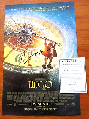 2011 Hugo 17 X 11 Signed Movie Poster By Martin Scorsese! COA • $300