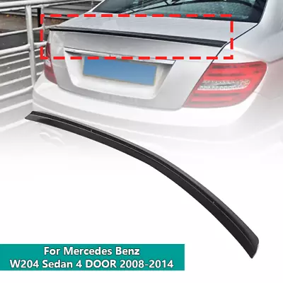 For 08-14 Mercedes Benz W204 C250 C300 Gloss Black AMG Style Rear Trunk Spoiler • $74.99