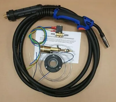 £87 • Buy MIG WELDER EURO TORCH CONVERSION KIT INCLUDING MB15 3MTR TORCH & GAS SOLENOID E6
