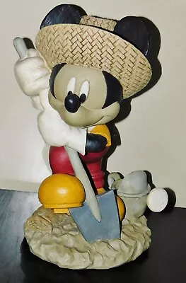 £84.07 • Buy Henri Studio Disney 12  Mickey Mouse Gardening Colorful Figure Statue Big Fig