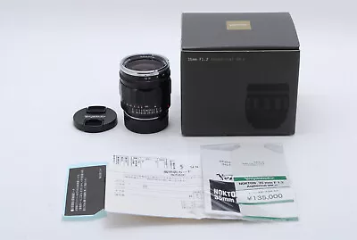 Voigtlander NOKTON 35mm F/1.2 Aspherical II VM Leica M Mount Free Shipping #367 • $749