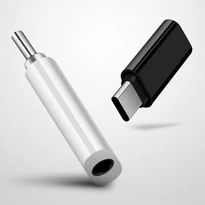 Mini Type-C To 3.5mm AUX Jack Earphone USB-C Headphone Audio Adapter Conver $q • $1.10