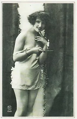 £1 • Buy 1920's Naughty French Postcard~The Nostalgia Repro Postcard Series Set 4