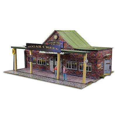 BK 4817 1:48 Scale   Train Station  Photo Real Scale Building Kit Tracks  • $17.39