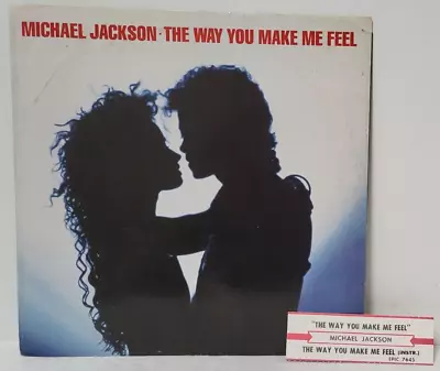 MICHAEL JACKSON The Way You Make Me 45 RPM Picture Sleeve ONLY Jukebox Strip *D7 • $5.40