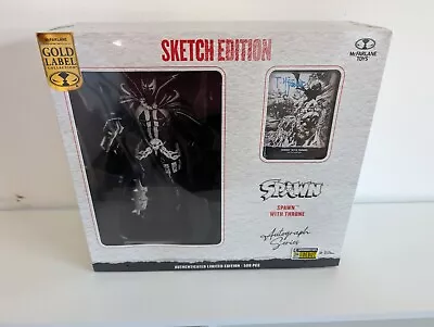 2023 SDCC Spawn With Throne Sketch Edition Autograph Todd McFarlane LE 500 • $119.99