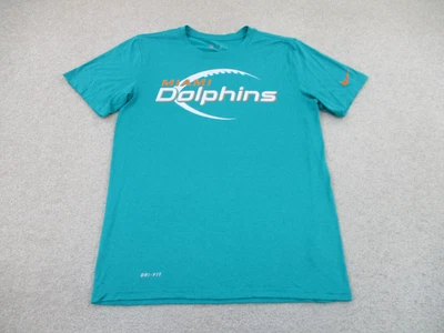 $18.88 • Buy Miami Dolphins Shirt Adult Small Green White NFL Football Athletic Nike Mens *