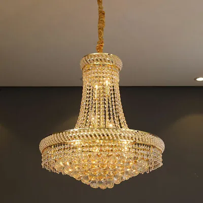 Luxury K9 Crystal Modern Ceiling Light Lamp Pendant Fixture Lighting Chandelier • $194