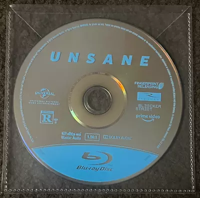 NEW UNSANE (2018) - Blu-ray Disc Only In Clear Plastic Envelope / No Case • £11.05