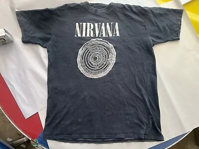 Nirvana Vestibule 1991 Giant T Shirt True Vintage Kurt Cobain Dave Grohl • $650