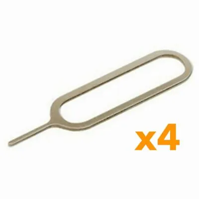 🔥 4x SIM CARD EJECT EJECTOR PIN REMOVAL OPEN TOOL KEY APPLE IPHONE IPAD SAMSUNG • £1.49