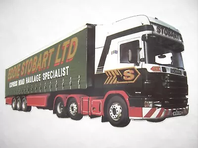 EDDIE STOBART LTD Shaped Truck. Advertising 2001 Book Story Of Company. Lorry • £5.99