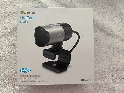 Microsoft LifeCam Studio Web Cam 1080p HD Recording 720 HD Chat FREE US Shipping • $29