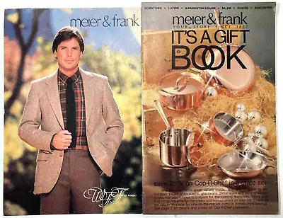 1979 MEIER & FRANK Mens FASHION & GIFT CATALOG LOT Clothing Houseware Electronic • $25